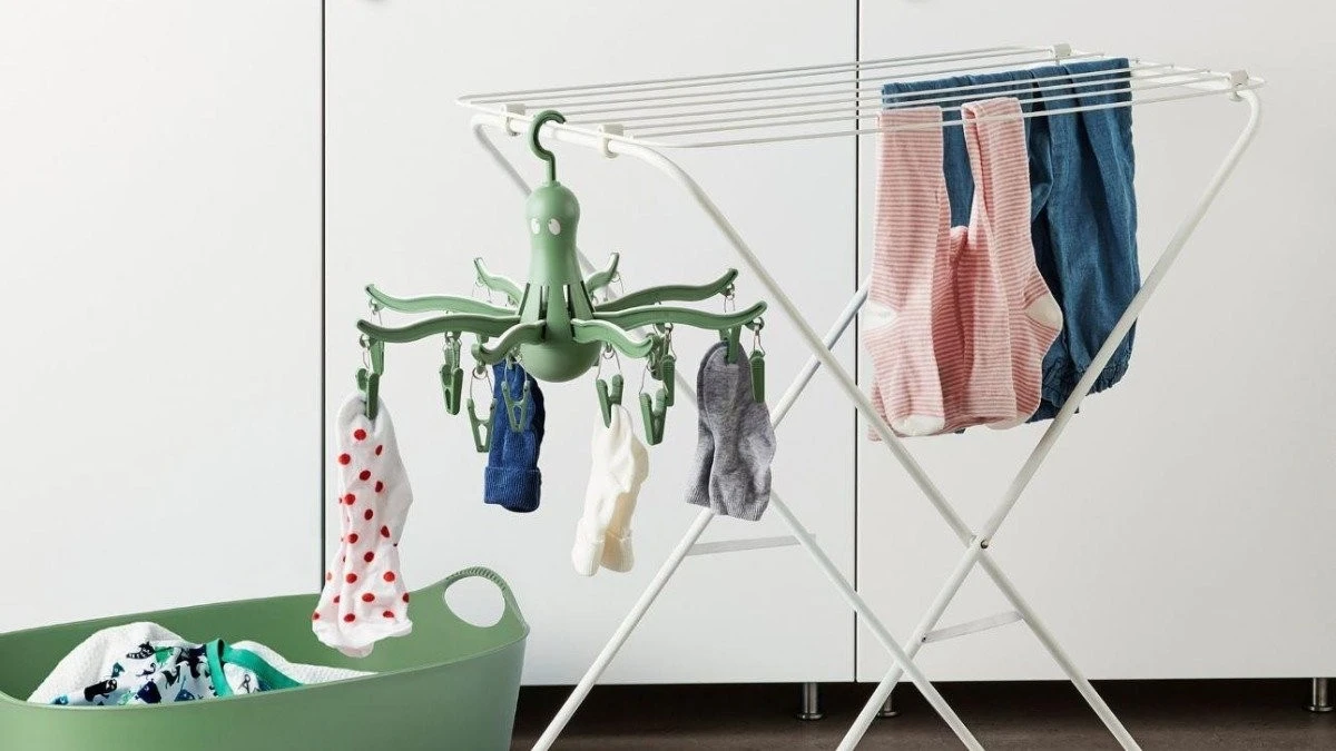Genialny hak z IKEA, który odmieni Twoje zimowe pranie