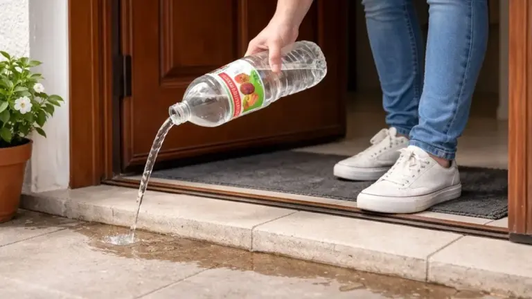 Ocet przy drzwiach wejściowych? Nietypowa metoda, która naprawdę działa
