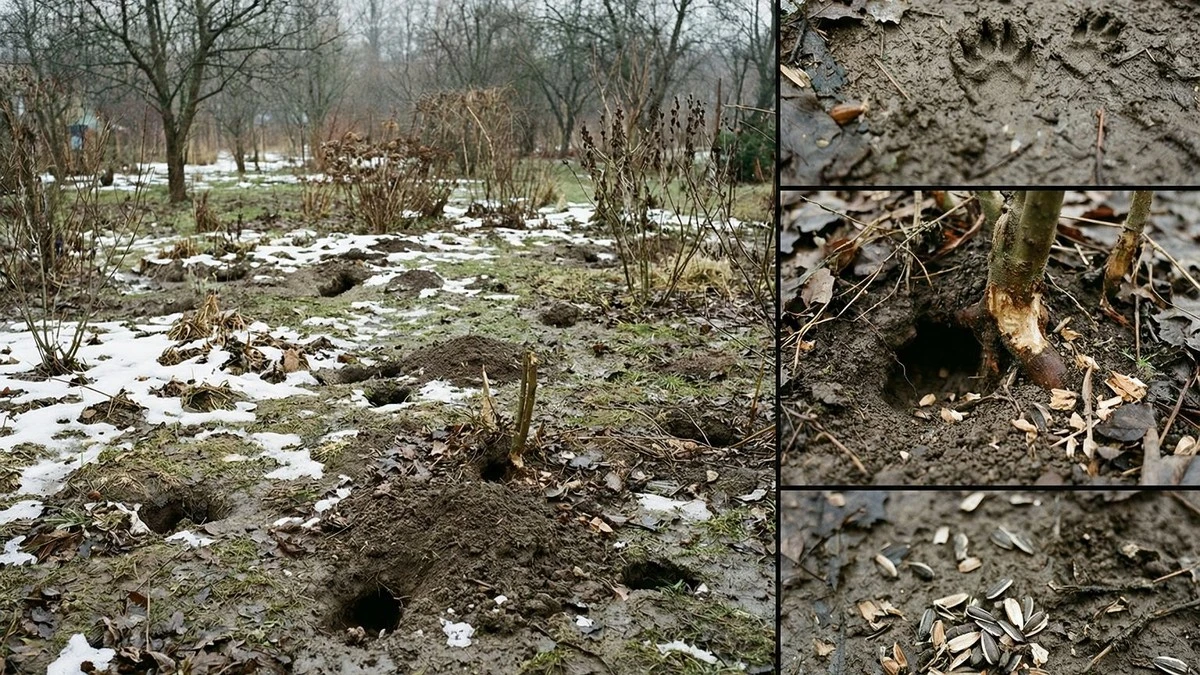 Rozmiar dziury w trawniku zdradza, kto nocą buszuje w Twoim ogrodzie